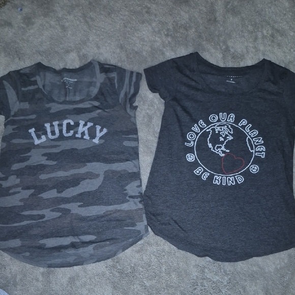 Lucky Brand Tops - Lucky Brand Womens Camo and Graphic Tees